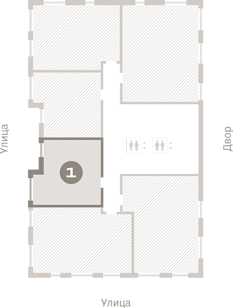 Количество комнат: 1,  42.5 кв.м.