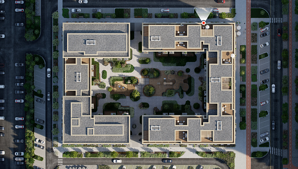 Количество комнат: Студия,  23.25 кв.м.