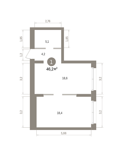 Количество комнат:,   кв.м.
