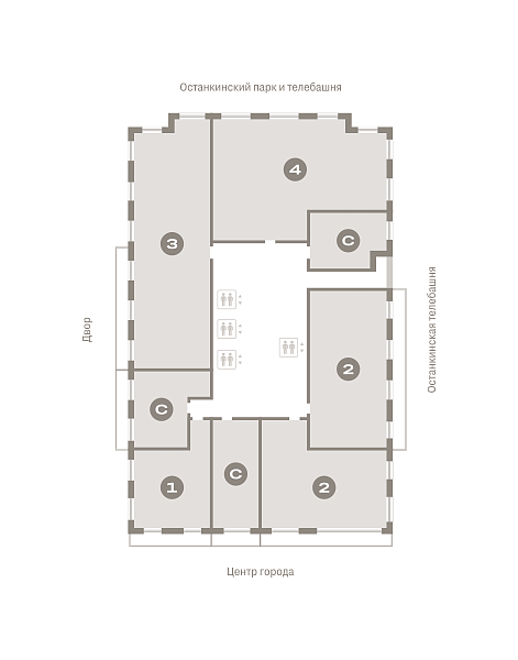 Количество комнат: 2,  86.99 кв.м.