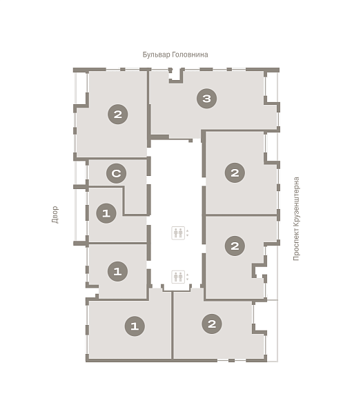 Количество комнат: 2,  70.99 кв.м.