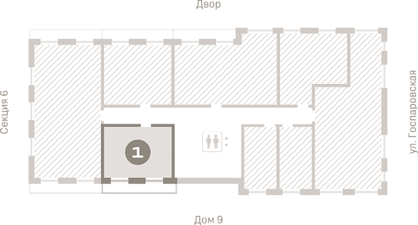 Количество комнат: 1,  38.05 кв.м.