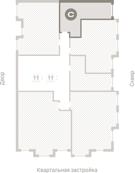 Количество комнат: Студия,  39.01 кв.м.