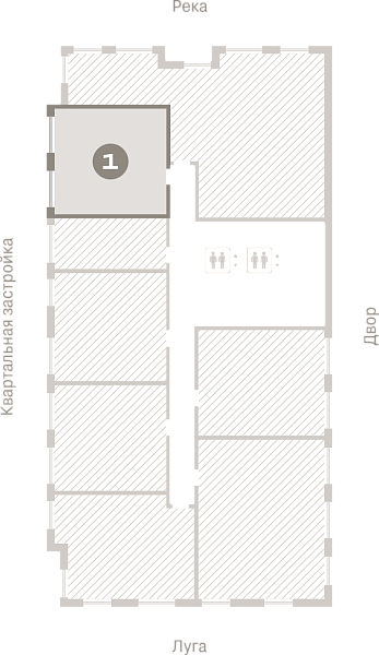 Количество комнат: 1,  43.09 кв.м.