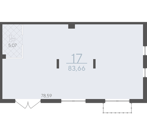Офисные помещения, 83 кв.м., Геннадия Райкова, 21