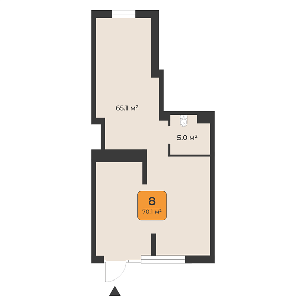 Помещения свободного назначения, 70 кв.м., Восточный район, Эльвиры Федоровой, 3