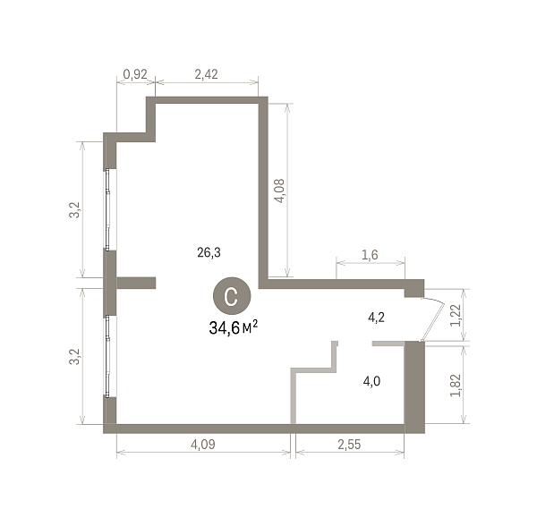 Количество комнат:,   кв.м.