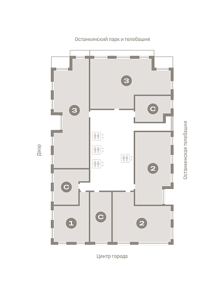 Количество комнат: 3,  132.47 кв.м.