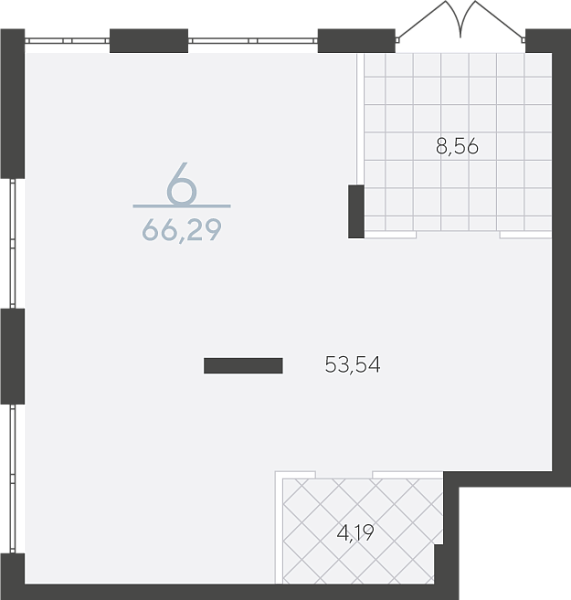 Офисные помещения, 66 кв.м., Сергея Свиридова, 15