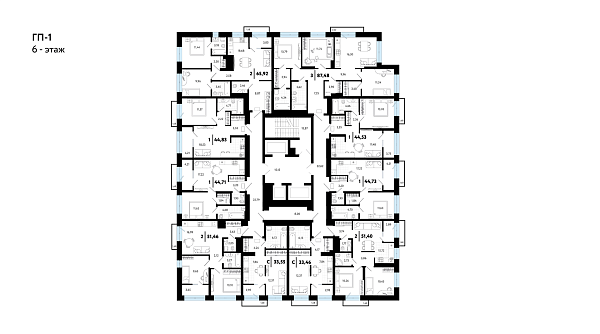 Количество комнат: 3,  87.48 кв.м.