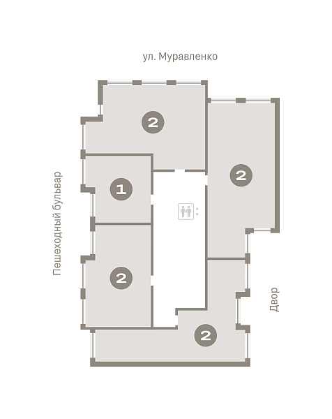 Количество комнат: 2,  78.37 кв.м.