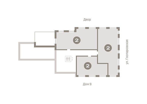 Количество комнат: 2,  114.35 кв.м.
