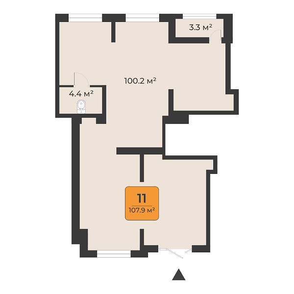 Помещения свободного назначения, 107 кв.м., Восточный район, Эльвиры Федоровой, 3