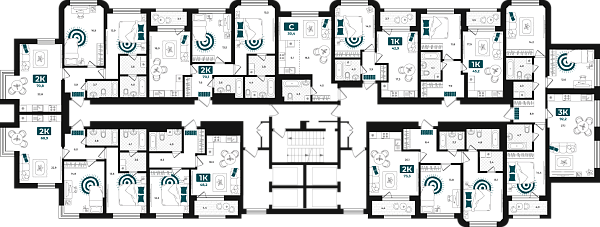 Количество комнат: Студия,  30.4 кв.м.