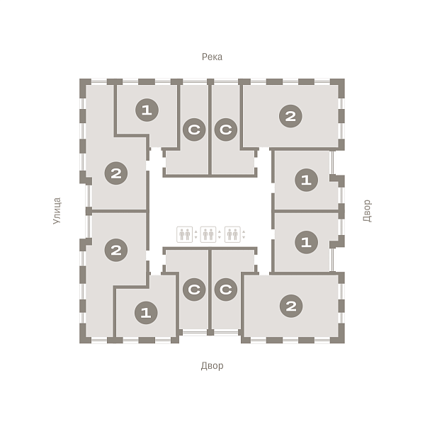 Количество комнат: Студия,  35.39 кв.м.