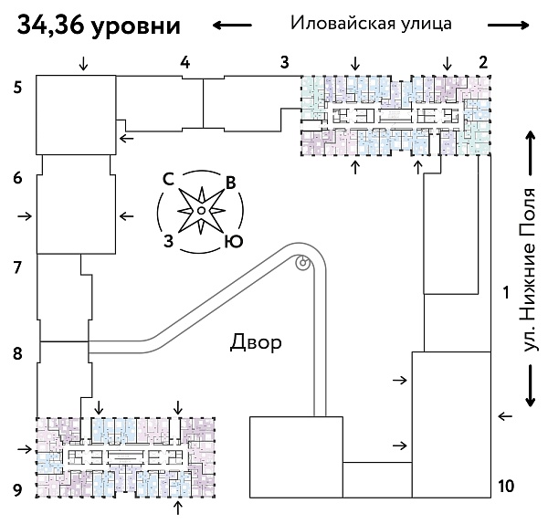 Количество комнат: 2,  43.3 кв.м.