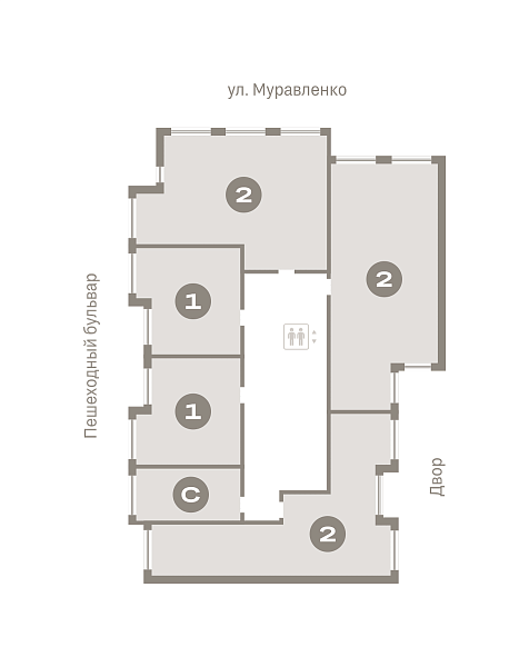 Количество комнат: 2,  78.37 кв.м.