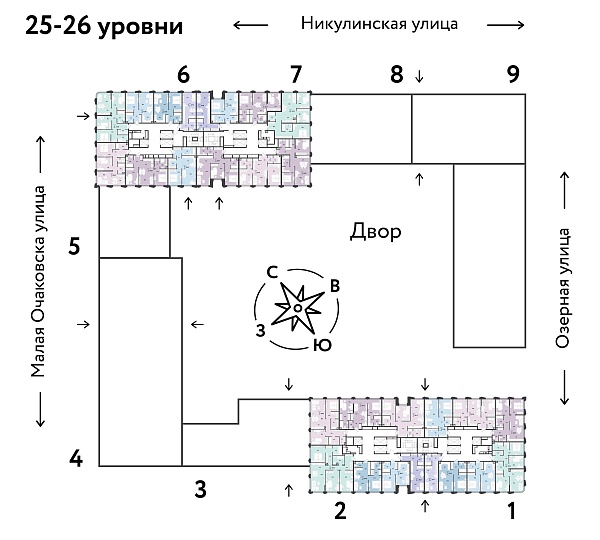 Количество комнат: 4,  73.2 кв.м.