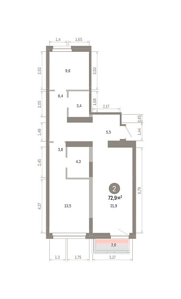 Количество комнат:,   кв.м.