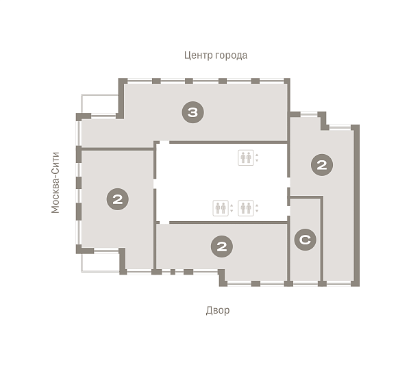 Количество комнат: 2,  65.8 кв.м.