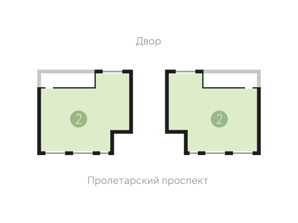 Количество комнат: 2,  169.4 кв.м.