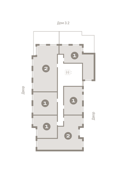 Количество комнат: 2,  68.58 кв.м.