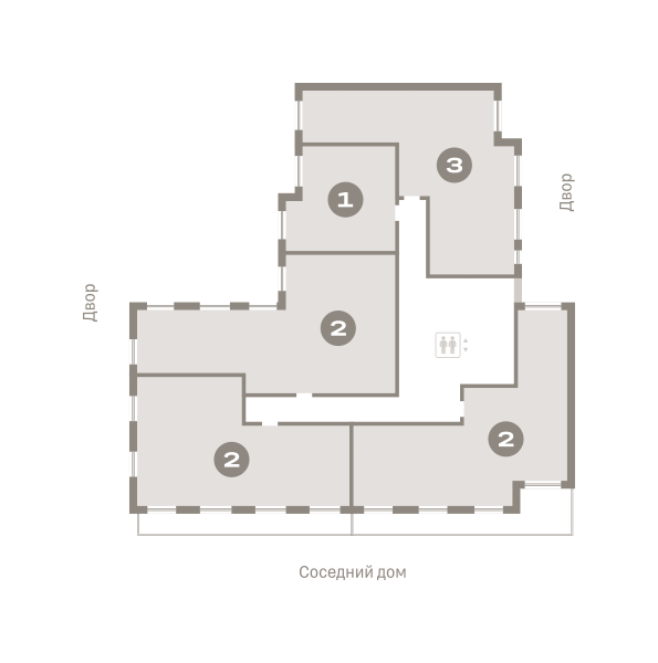 Количество комнат: 2,  106.36 кв.м.