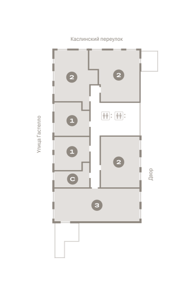 Количество комнат: 3,  125.26 кв.м.