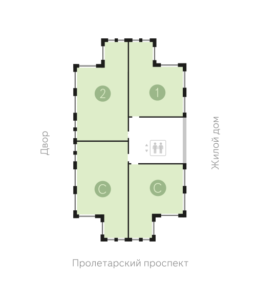Количество комнат: 1,  79 кв.м.
